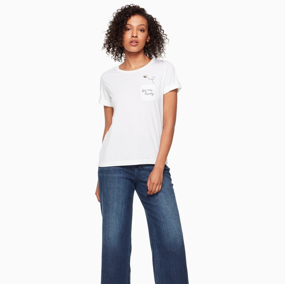 Last 1! Kate Spade Broome St Bee My Honey Tee - Picture 6 of 6